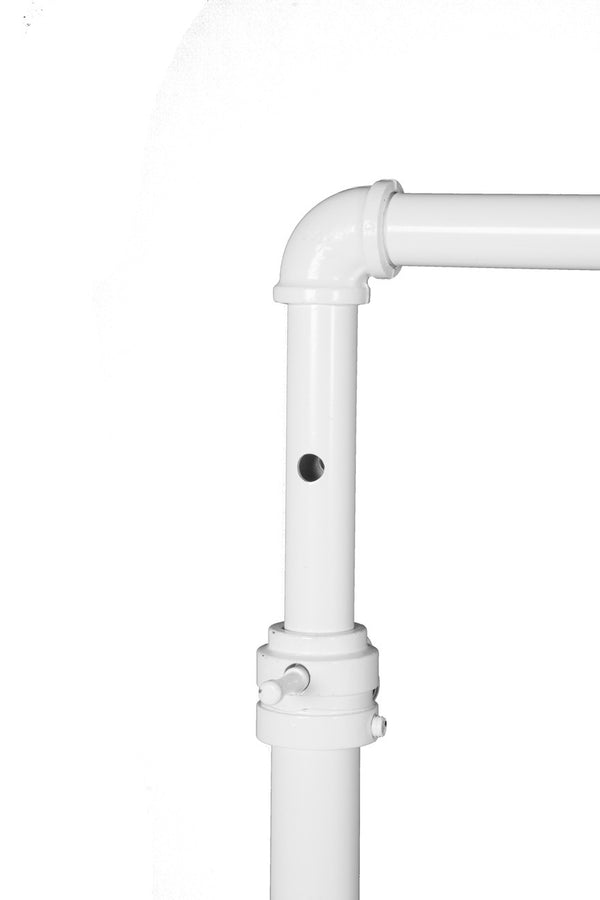 Industrial Pipe Ballet Bar Rack(IND-KBB/WHT)