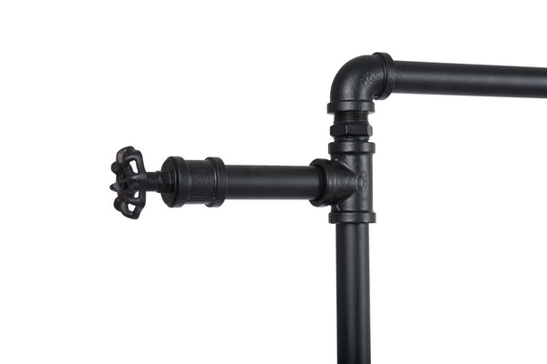 Single Rack With 4 Wood Shelves (IND-R4)