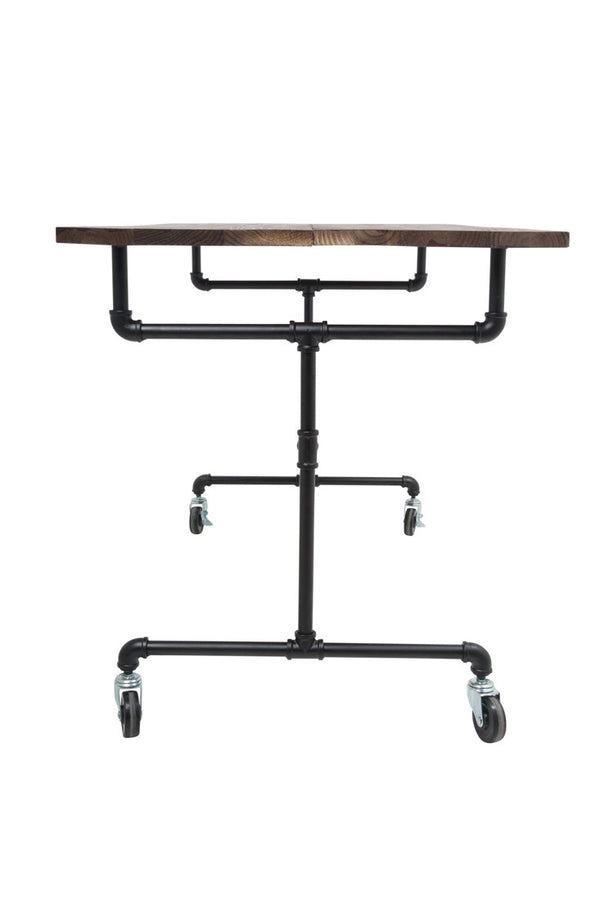 Large Industrial Table W/ Wood Top (IND-TABLE-L)