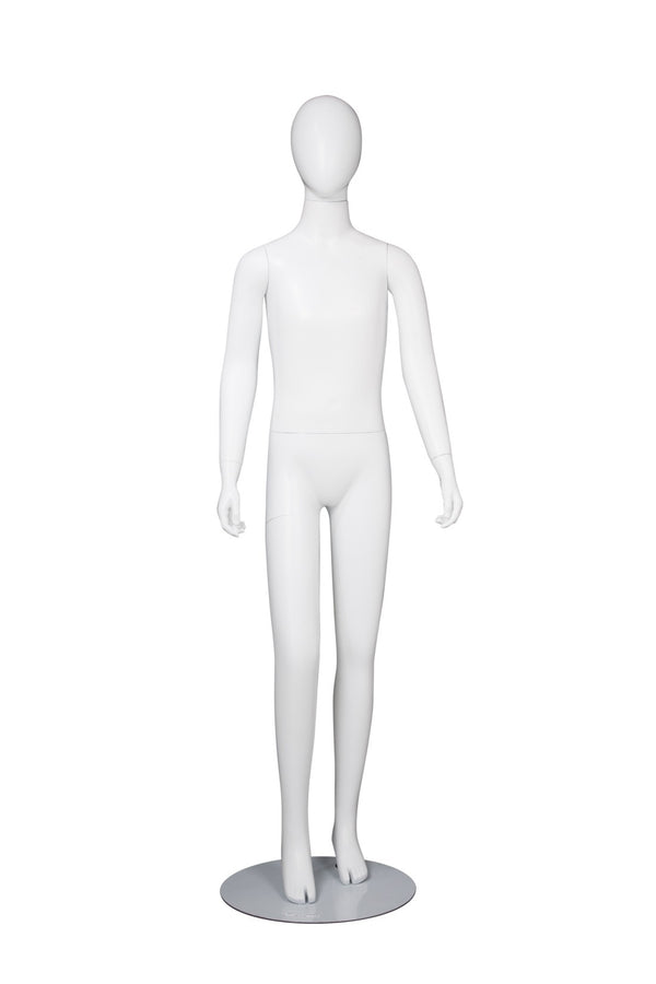 CHANGEABLE HEAD TEENAGE MANNEQUIN (MAC-BODY1/WHT)