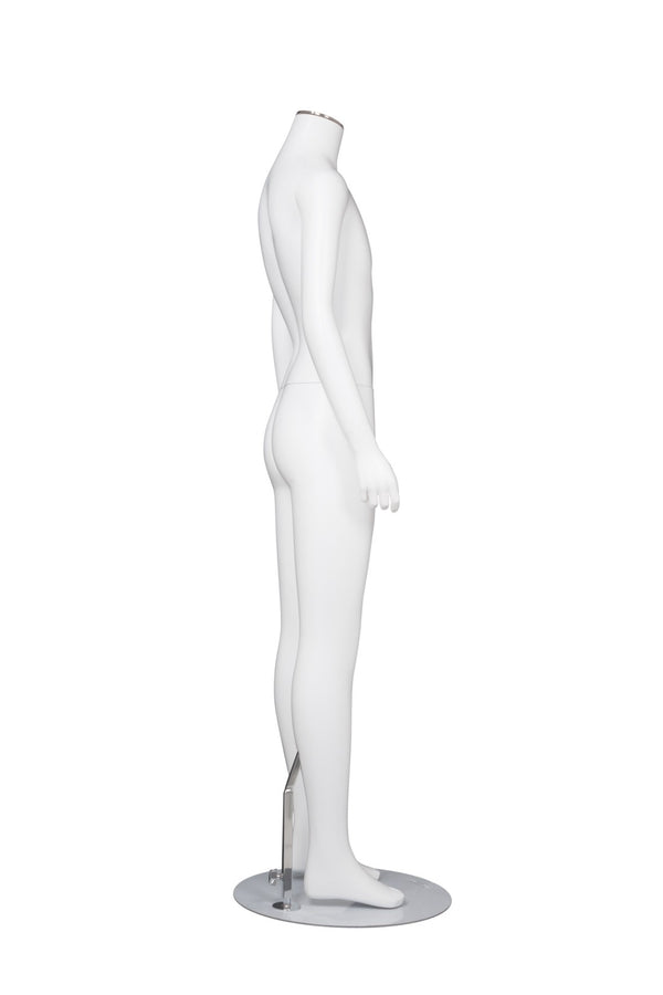 CHANGEABLE HEAD TEENAGE MANNEQUIN (MAC-BODY2/WHT)
