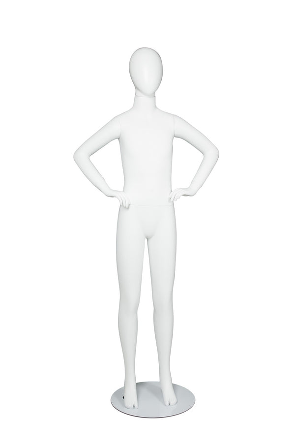 CHANGEABLE HEAD TEENAGE MANNEQUIN (MAC-BODY4/WH)