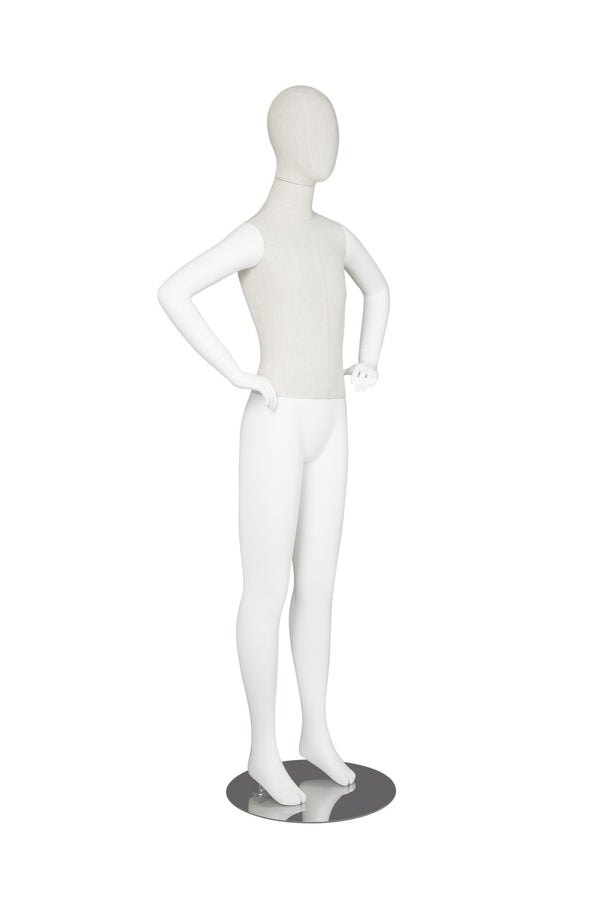 CHANGEABLE HEAD TEENAGE MANNEQUIN (MAC-BODY4/WHLN)