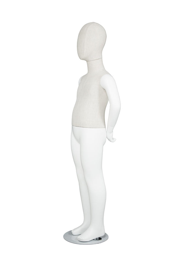 EGG FACE CHILDRENS MANNEQUIN (MAC-EGG10/WHLN)