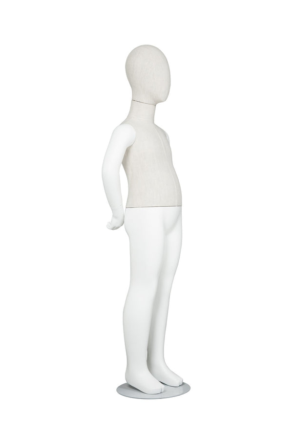 EGG FACE CHILDRENS MANNEQUIN (MAC-EGG10/WHLN)