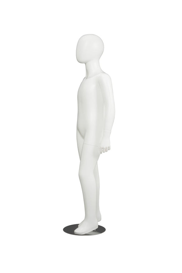 EGG FACE CHILDREN'S MANNEQUIN (MAC-EGG6/WHT)