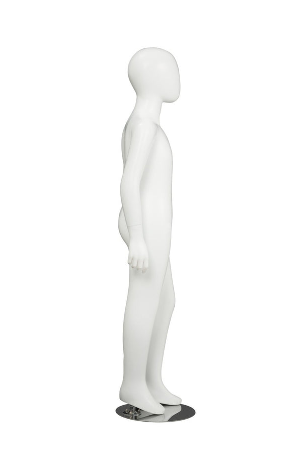 EGG FACE CHILDREN'S MANNEQUIN (MAC-EGG6/WHT)