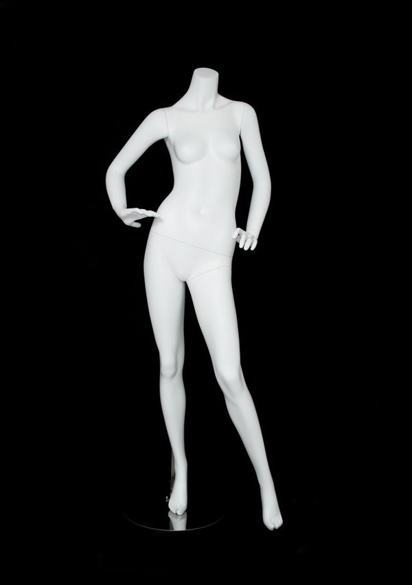 HEADLESS FEMALE MANNEQUIN (MAF-A1-005/WHT)