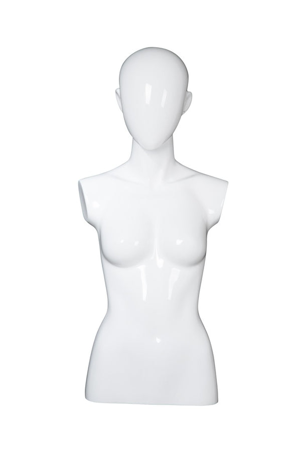 CHANGEABLE HEAD 1/2 FEMALE TORSO MANNEQUIN (MAF-A4-3302C)