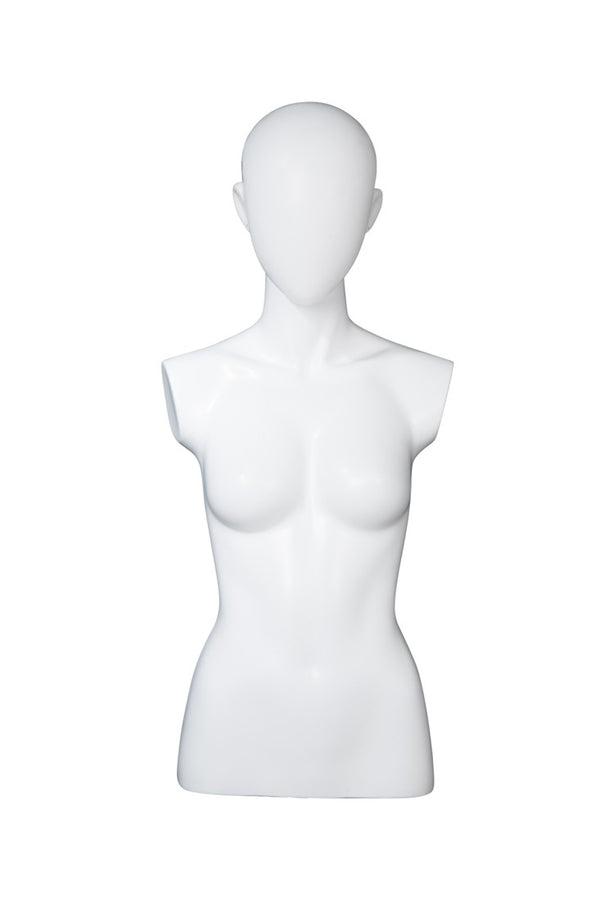 CHANGEABLE HEAD 1/2 FEMALE TORSO MANNEQUIN (MAF-A4-3302C)