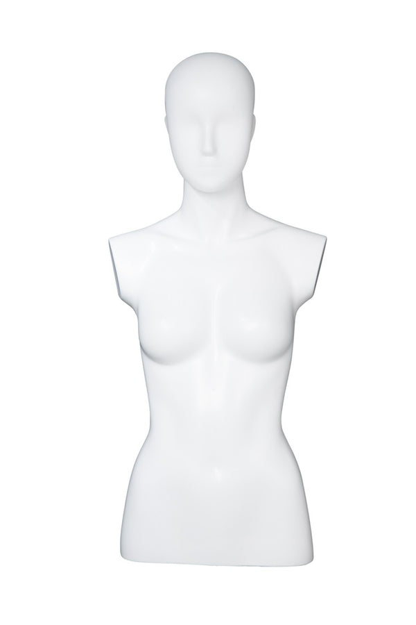 CHANGEABLE HEAD 1/2 FEMALE TORSO MANNEQUIN (MAF-A4-3302C)