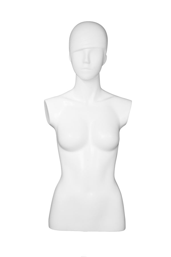 CHANGEABLE HEAD 1/2 FEMALE TORSO MANNEQUIN (MAF-A4-3302C)