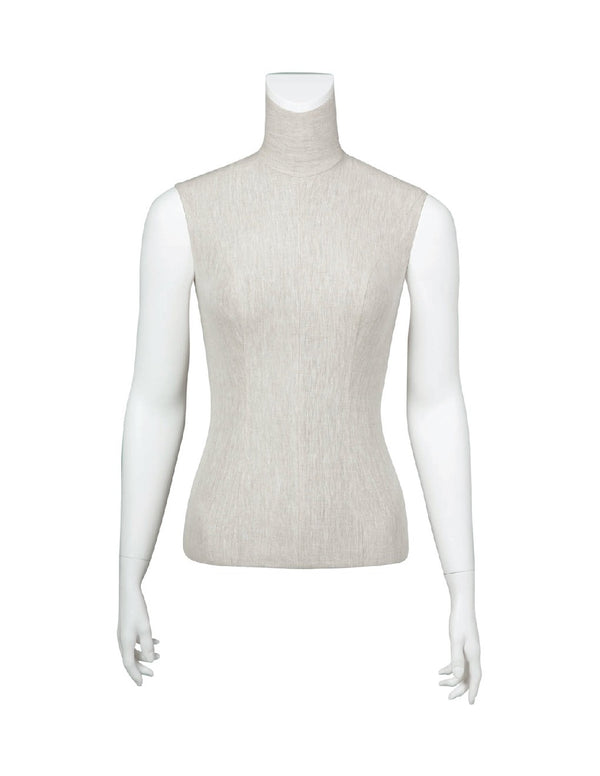 FEMALE 1/2 TORSO W/ ARMS POSED (MAF-A4-3500/WHT)