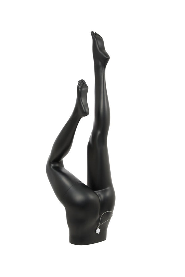 UPSIDE DOWN FEMALE LEG MANNEQUIN (MAF-A5-06/BLK)