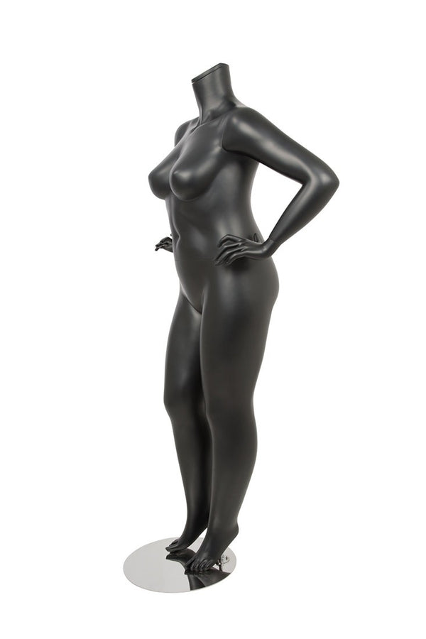 FEMALE BODY PLUS SIZE16 W/ CAP - HEAD SOLD SEPARATELY (MAF-BODY16-2/BLK)
