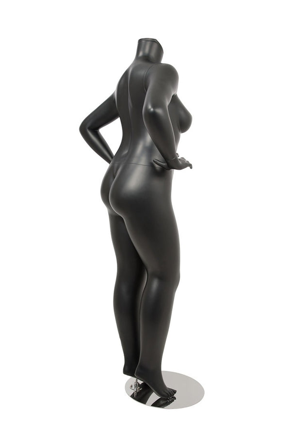 FEMALE BODY PLUS SIZE16 W/ CAP - HEAD SOLD SEPARATELY (MAF-BODY16-2/BLK)