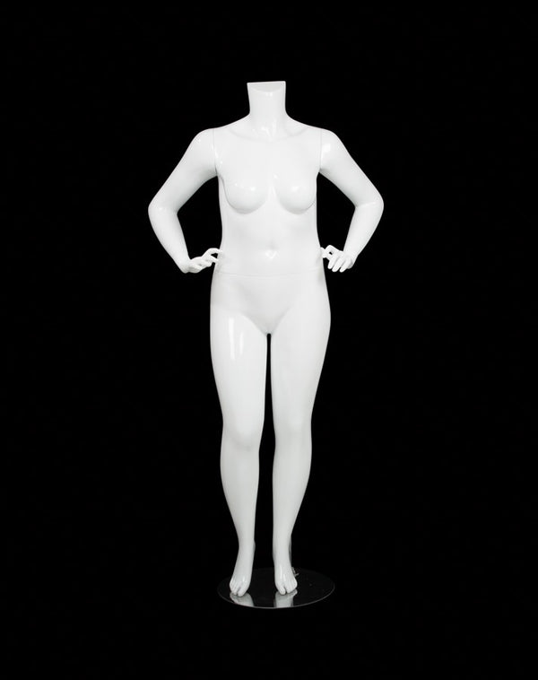 FEMALE BODY PLUS SIZE16 W/ CAP - HEAD SOLD SEPARATELY (MAF-BODY16-2/SWHT)