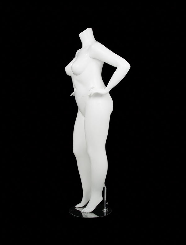 FEMALE BODY PLUS SIZE16 W/ CAP - HEAD SOLD SEPARATELY (MAF-BODY16-2/WHT)