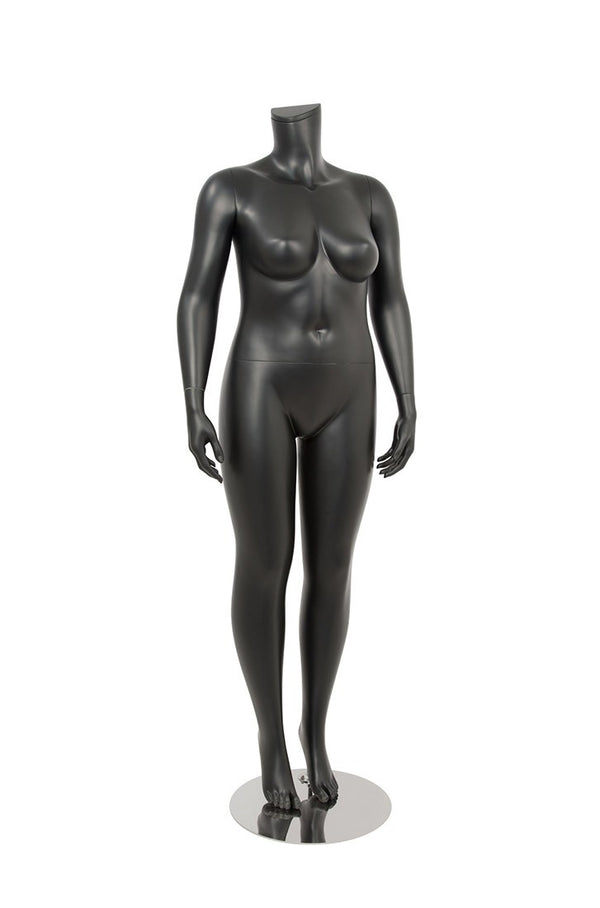 FEMALE BODY PLUS SIZE16 W/ CAP - HEAD SOLD SEPARATELY (MAF-BODY16-3/BLK)