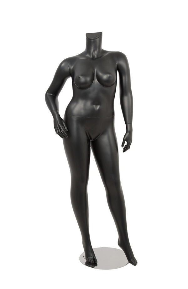 FEMALE BODY PLUS SIZE16 W/ CAP - HEAD SOLD SEPARATELY (MAF-BODY16-4/BLK)