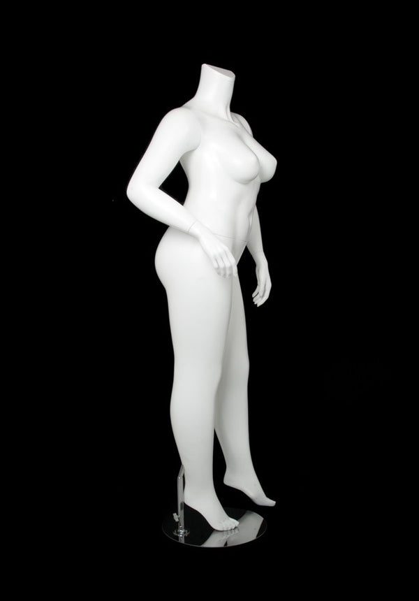 FEMALE BODY PLUS SIZE16 W/ CAP - HEAD SOLD SEPARATELY (MAF-BODY16-4/WHT)