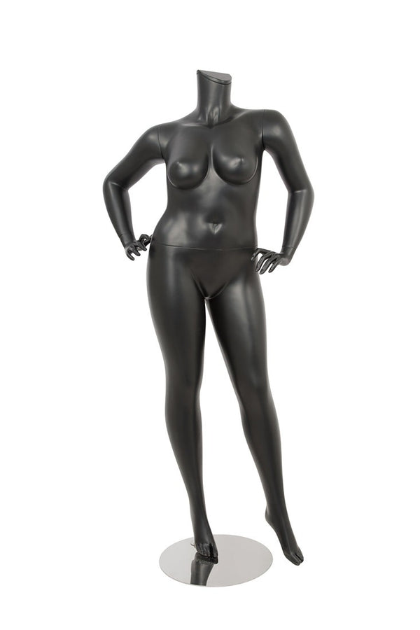 FEMALE BODY PLUS SIZE16 W/ CAP - HEAD SOLD SEPARATELY (MAF-BODY16-5/BLK)