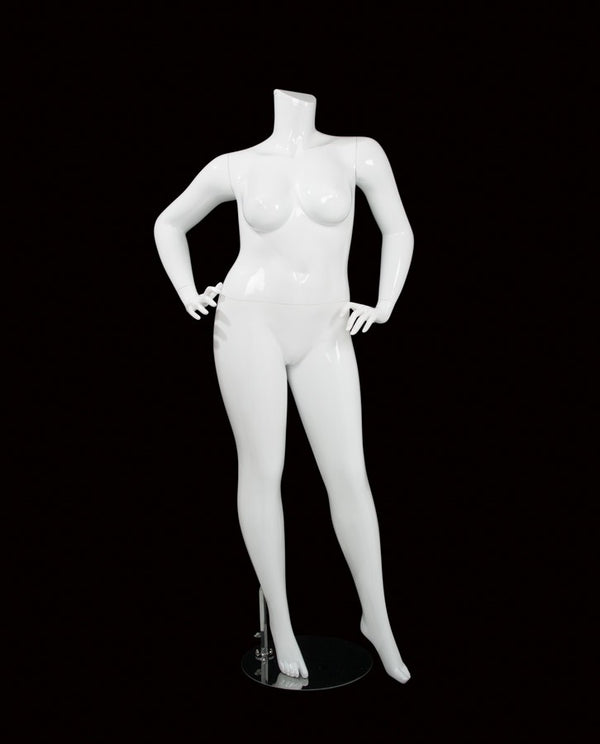 FEMALE BODY PLUS SIZE16 W/ CAP - HEAD SOLD SEPARATELY (MAF-BODY16-5/SWHT)
