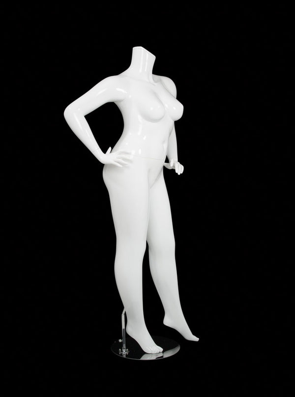 FEMALE BODY PLUS SIZE16 W/ CAP - HEAD SOLD SEPARATELY (MAF-BODY16-5/SWHT)