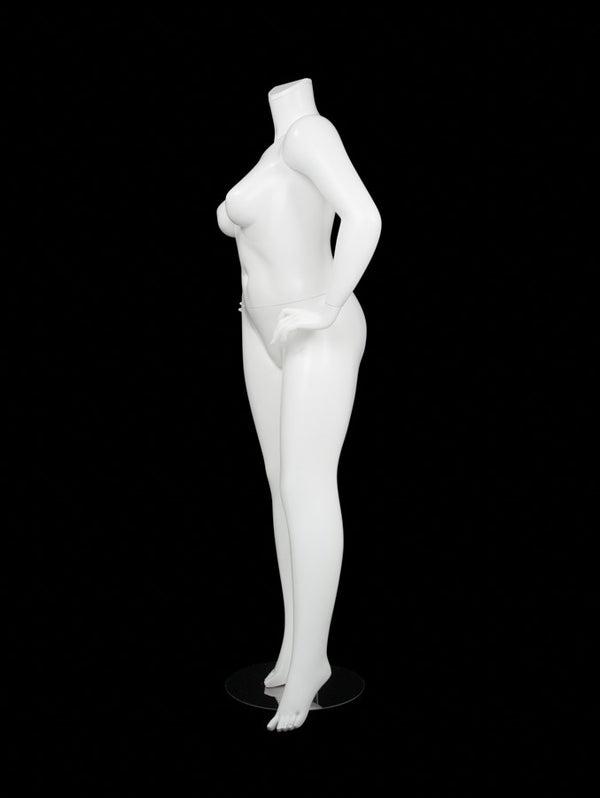 FEMALE BODY PLUS SIZE16 W/ CAP - HEAD SOLD SEPARATELY (MAF-BODY16-5/WHT)