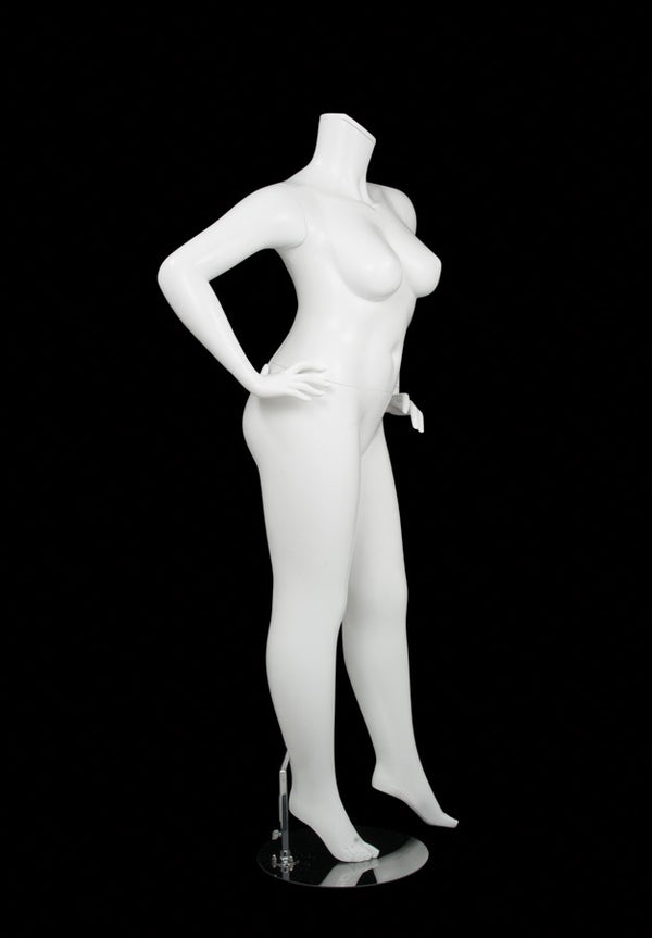 FEMALE BODY PLUS SIZE16 W/ CAP - HEAD SOLD SEPARATELY (MAF-BODY16-5/WHT)