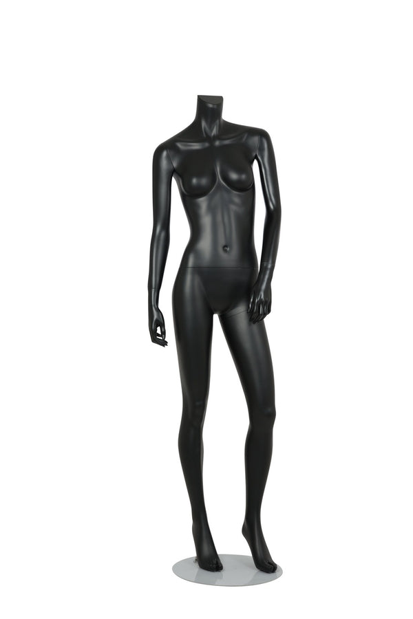 FEMALE CHANGEABLE HEAD W/ CAP - HEAD SOLD SEPARATELY (MAF-BODY25/BLK)