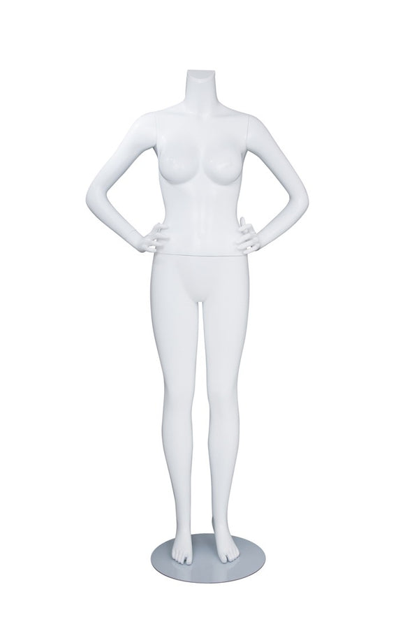 FEMALE BRAZILIAN BODY6 W/ CAP - HEAD SOLD SEPARATELY (MAF-BRZ-6/WHT)