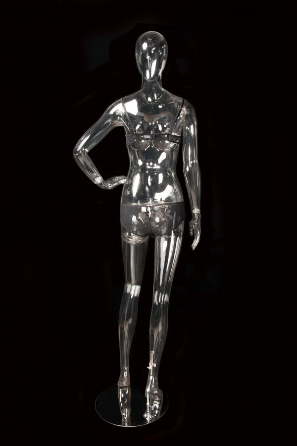 FEMALE CLEAR MANNEQUIN (EGG4)  (MAF-CL2-EGG4)