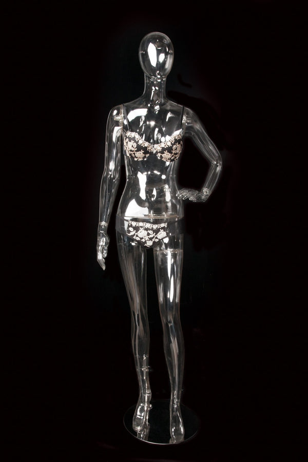 FEMALE CLEAR MANNEQUIN (EGG4)  (MAF-CL2-EGG4)