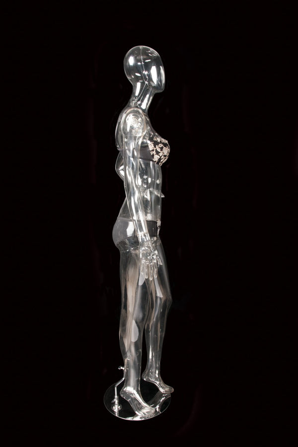 FEMALE CLEAR MANNEQUIN (EGG4)  (MAF-CL2-EGG4)