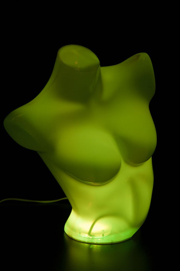 FEMALE CLEAR 1/2 TORSO W/ RGB LED LIGHT (MAF-CL4-102LED)