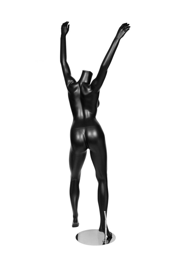 FEMALE FUN POSE1 W/ CAP - HEAD SOLD SEPARATE (MAF-FUN1/BLK)