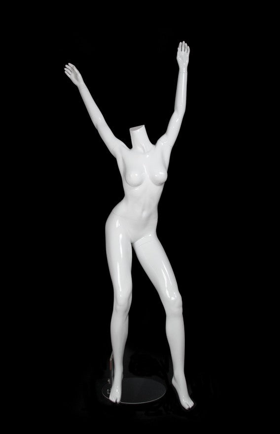 FEMALE FUN POSE1 W/ CAP - HEAD SOLD SEPARATE (MAF-FUN1/SWHT)