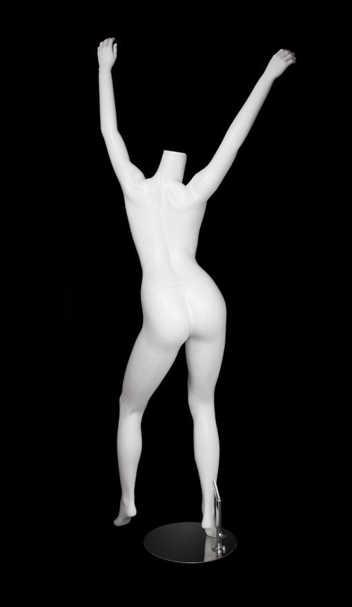 FEMALE FUN POSE1 W/ CAP - HEAD SOLD SEPARATE (MAF-FUN1/WHT)