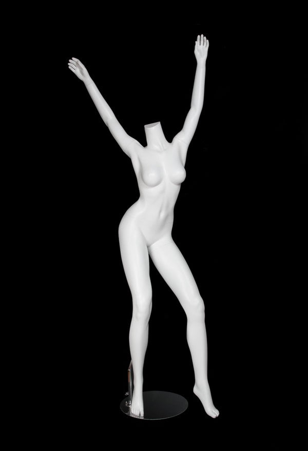 FEMALE FUN POSE1 W/ CAP - HEAD SOLD SEPARATE (MAF-FUN1/WHT)