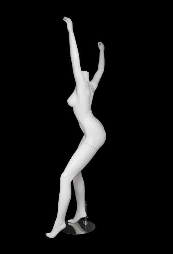 FEMALE FUN POSE1 W/ CAP - HEAD SOLD SEPARATE (MAF-FUN1/WHT)