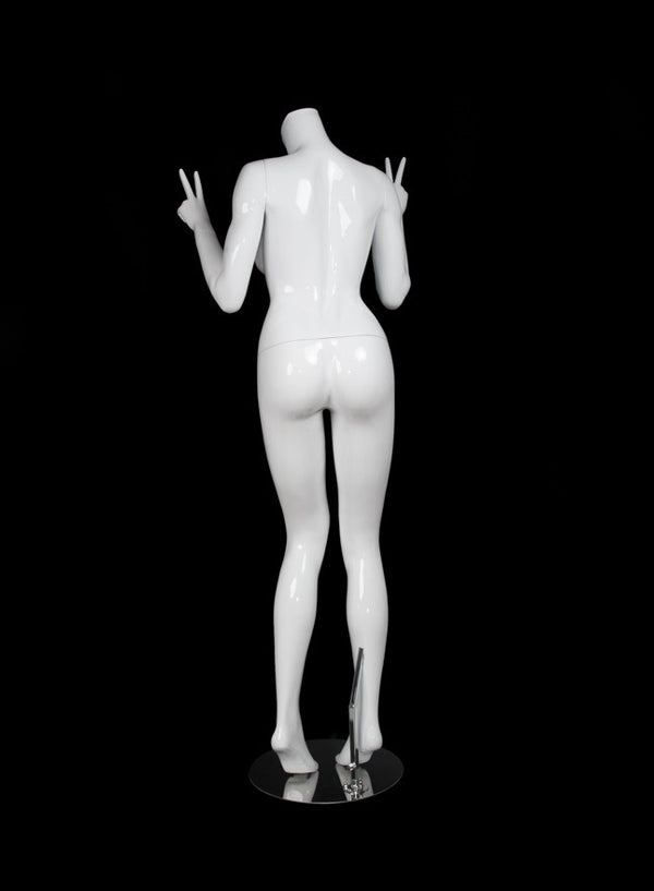 FEMALE FUN POSE2 W/ CAP - HEAD SOLD SEPARATE (MAF-FUN2/SWHT)