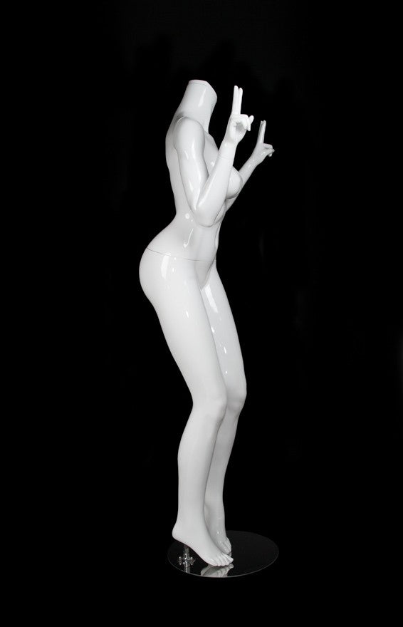 FEMALE FUN POSE2 W/ CAP - HEAD SOLD SEPARATE (MAF-FUN2/SWHT)