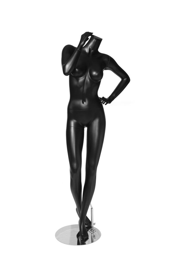 FEMALE FUN POSE3 W/ CAP - HEAD SOLD SEPARATE (MAF-FUN3/BLK)