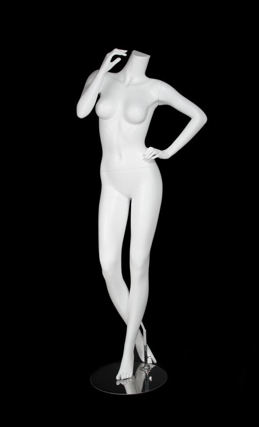 FEMALE FUN POSE3 W/ CAP - HEAD SOLD SEPARATE (MAF-FUN3/WHT)