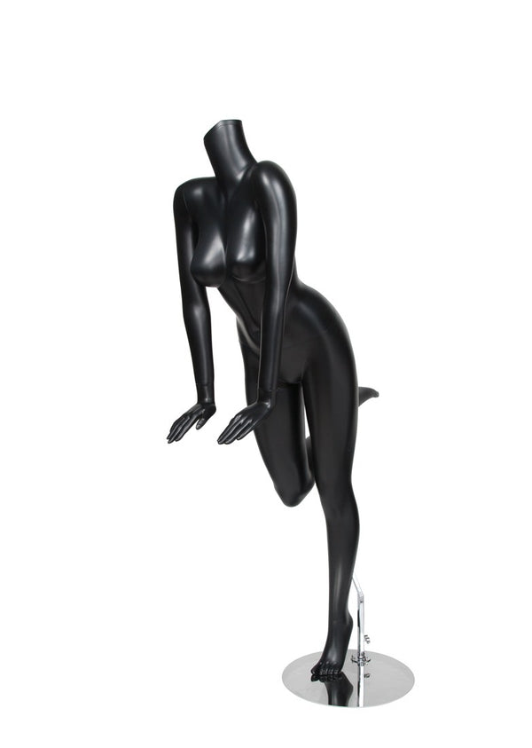 FEMALE FUN POSE4 W/ CAP - HEAD SOLD SEPARATE (MAF-FUN4/BLK)