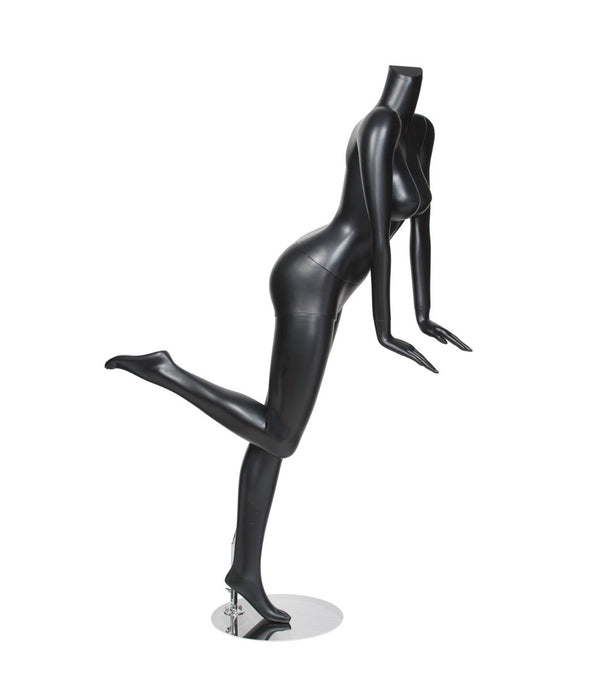 FEMALE FUN POSE4 W/ CAP - HEAD SOLD SEPARATE (MAF-FUN4/BLK)