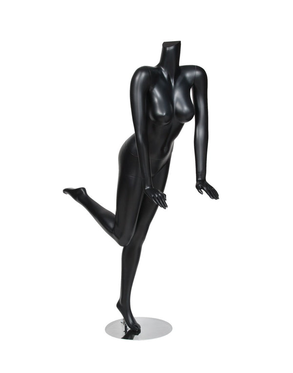 FEMALE FUN POSE4 W/ CAP - HEAD SOLD SEPARATE (MAF-FUN4/BLK)