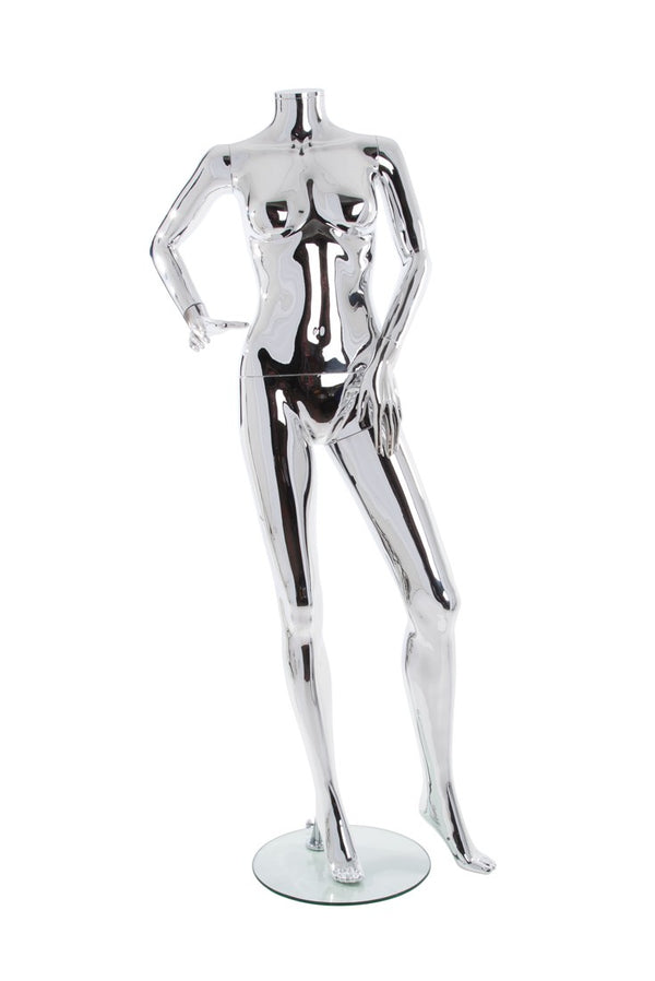 PLASTIC FEMALE MANNEQUIN (105) (MAF-P2-405/CHR)