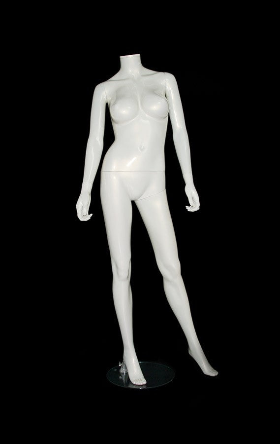 PLASTIC FEMALE BIG BREAST MANNEQUIN (STYLE B401) (MAF-P2-B401)